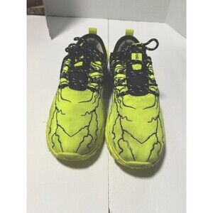 Bronax Men's Yellow & Black Lightning Blade Sneakers Size 7.5 (40)